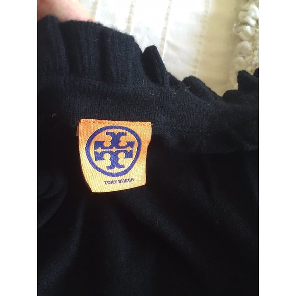 Tory Burch Cashmere Denueve Cardigan w/ gold buttons - Picture 6 of 9